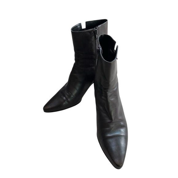 Stuart Weitzman Women’s Sz 10 Brown Pointed Toe Ankle Heeled Boot